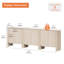 Buffet Glorian Modern French 3-in-1 Wood-131407120-131407122