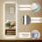 LED Full Length Mirror with 3 Color Dimmable Lights Wall Mounted or Floor Standing Full Body Mirror for Bedroom Dressing Room-1210559606