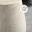 Table d'appoint conique 14,57 po