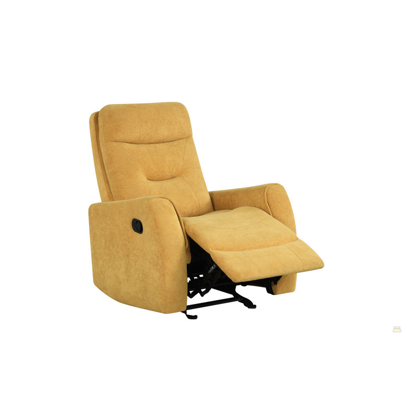 Fauteuil pivotant inclinable, jaune