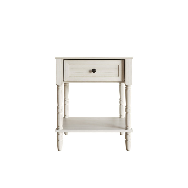 Rumford 1 Drawer Nightstand, Light Gray