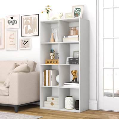 Open Bookshelf With Anti-tip Kits Home Modern Style Storage Shelf For Study