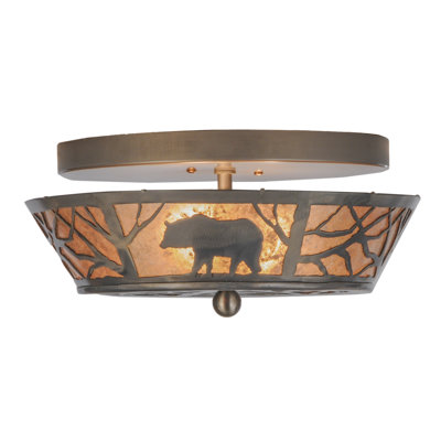 Rustic Lodge 2 - Light Flush Mount