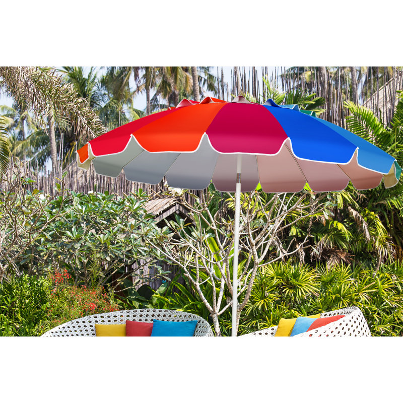 Goldia 220cm Beach Parasol