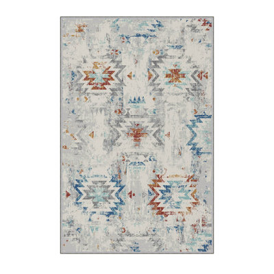 Premium Hall Carpet, 2.6 x 6.6 Feet, 100% Polyester, 0.3 in Pile Height | Antibacterial, Non-Slip Underside, Machine Washable | 3D Digital Print Design, Durable & Stylish for Entryways, Living Rooms & More