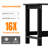Aliah Outdoor Side Table Adirondack Tables Weather Resistant Patio Table Plastic Outdoor End Tables-2067377993