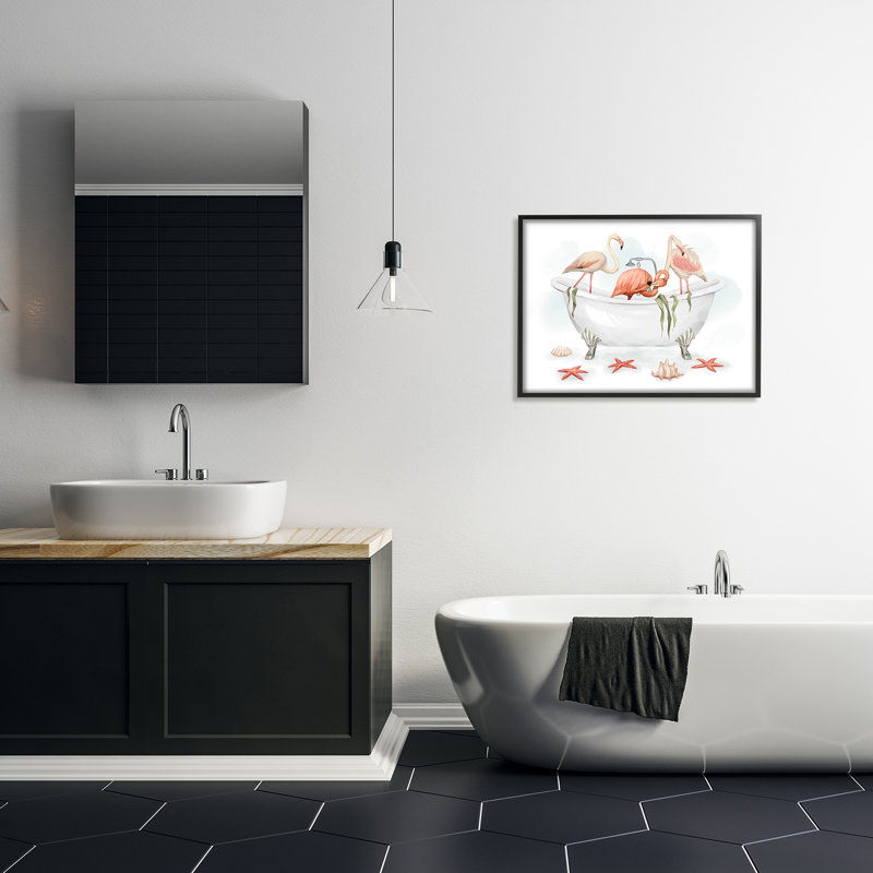 Reproduction sur toile tendue, Giclée encadrée noir minuit, H 24 po x l 30 po