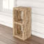 Guttenberg 90 cm H x 45 cm W Solid Wood Cube Bookcase