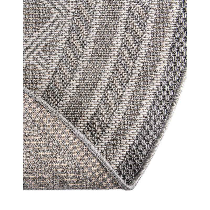 Indoor/Outdoor Trellis Area Rug, Round 7'10"