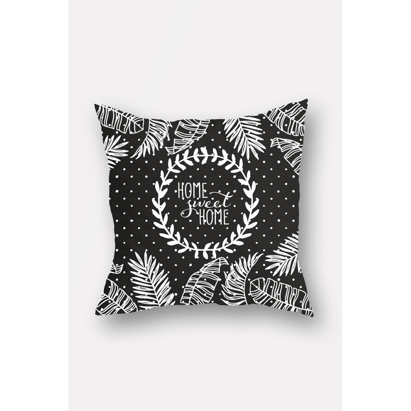Housse de coussin Hefner, Noir