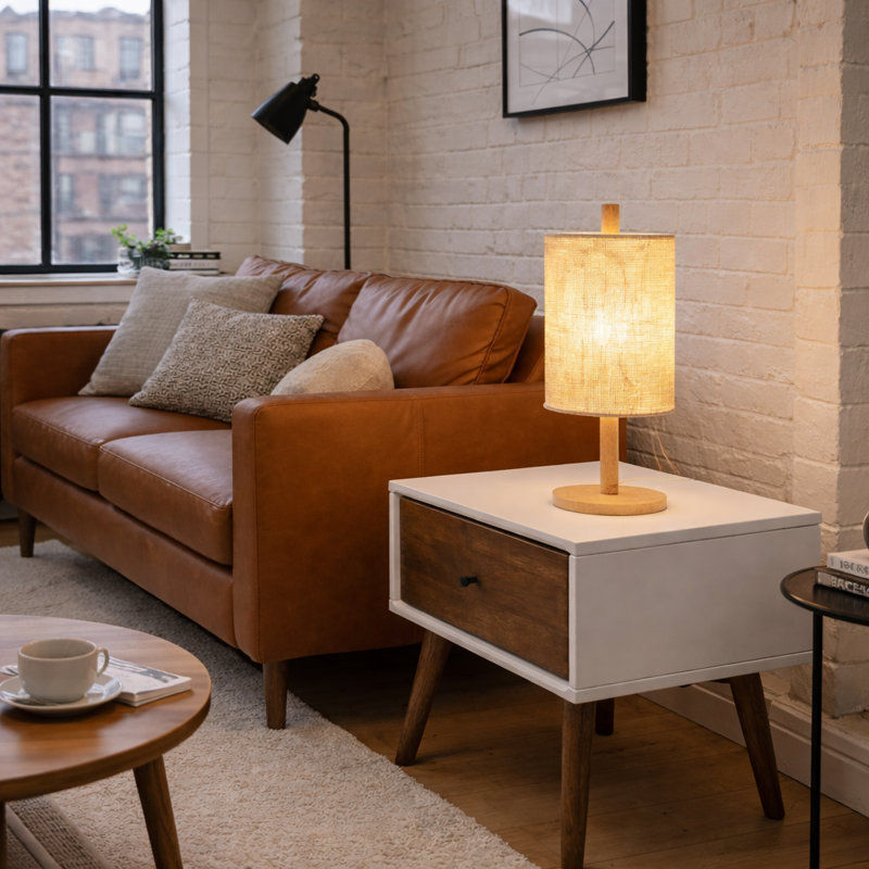 Beam Table Lamp - Oak - Natural