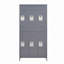 6 casiers en métal H 72 po avec serrure pour les employés, armoire de rangement pour garage-1119661088