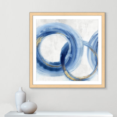 «Blue Cosmic Cascade II» par Emma Peal