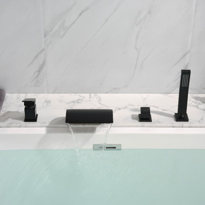 Robinet de baignoire romaine à deux poignées
