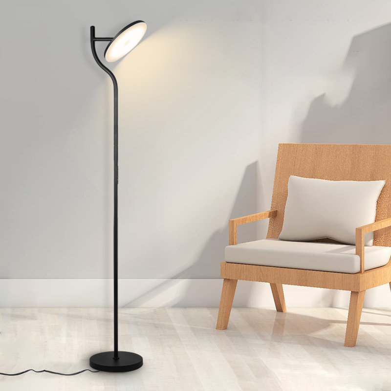 68.9" Rotating Floor Lamp with Remote Control and Touch Control