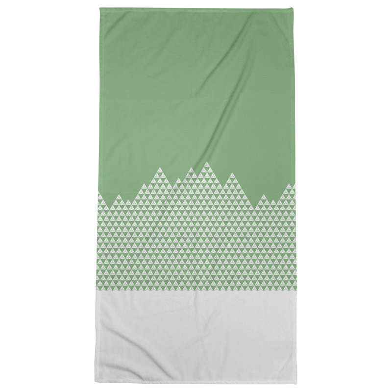 Mountain Bath Towel, Green