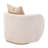 Ariana Velvet Barrel Accent Chair - Beige-107283168