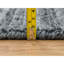 Tapis carré gris en laine naturel tissé à la main 12 pi x 12 pi de style moderne Strike