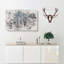 Bare Trees At Twilight - Wrapped Canvas-56637236