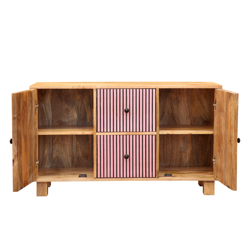 120cm Solid Wood Sideboard