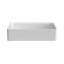 Lavabo de salle de bain rectangulaire moderne en béton 19,68 po