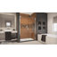 DreamLine Elegance-LS porte de douche pivotante sans cadre de l 35 3/4 à 37 3/4 po x H 72 po en chrome-122531101-121723723