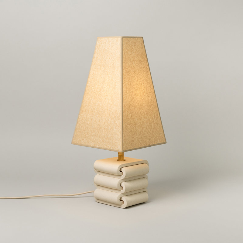 Gio Table Lamp, Kraft, Bone