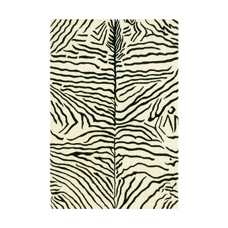 Tapis noir / gris Hurdland, Rond 7 pi 9 po