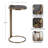 Monsanto Vegan Leather C-Shaped Side Table