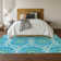 Premium Machine Washable Cerrito Blue Rug