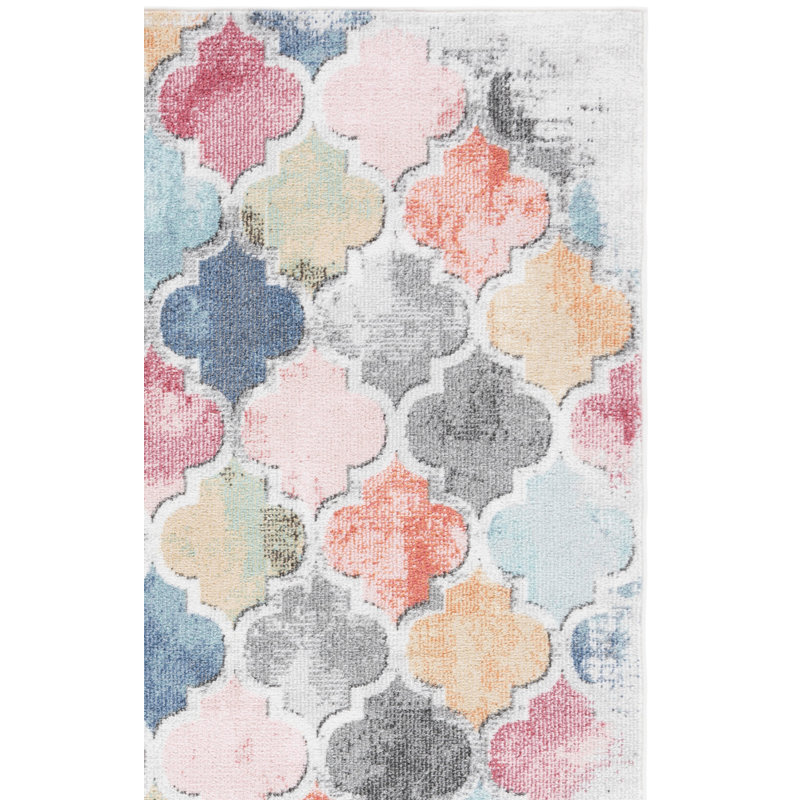 Edroy 500 Performance Geometric Rug, Rectangle 9' x 12'