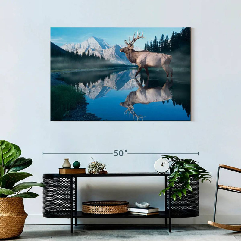 Reflections Of Glacier, 30" H x 45" W