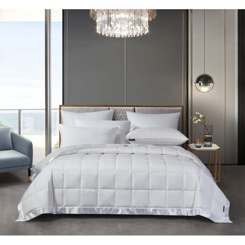 Beautyrest Light Weight White Down Blanket, Queen