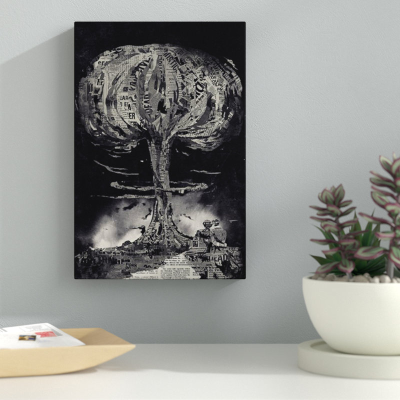 " End " by Mathiole, 26" H x 18" W x 1.5" D, Canvas