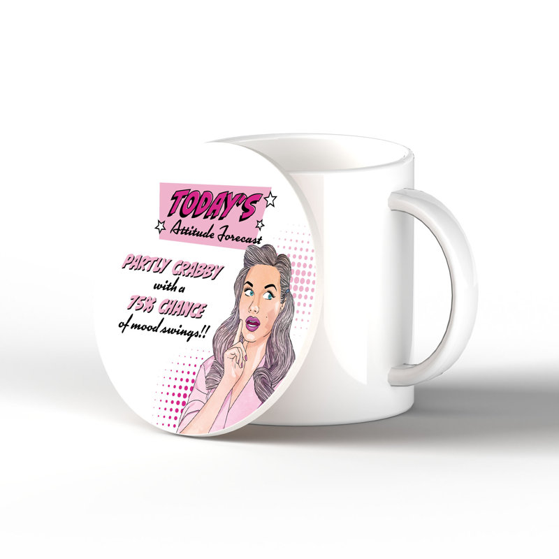 Ceramic Round 1 Piece Coaster