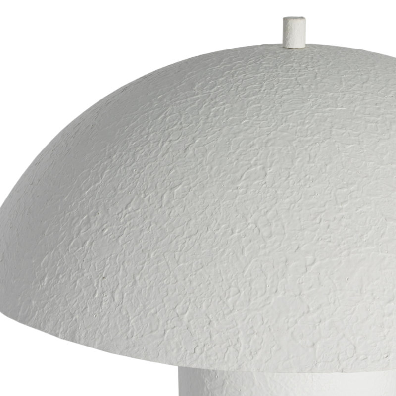 Santorini Table Lamp, Matte White Plaster