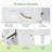 36'' Bathroom Vanity With Ceramic Basin-317933746