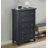 Wood Vintage Chest Dresser With 5 Drawers-1942264177