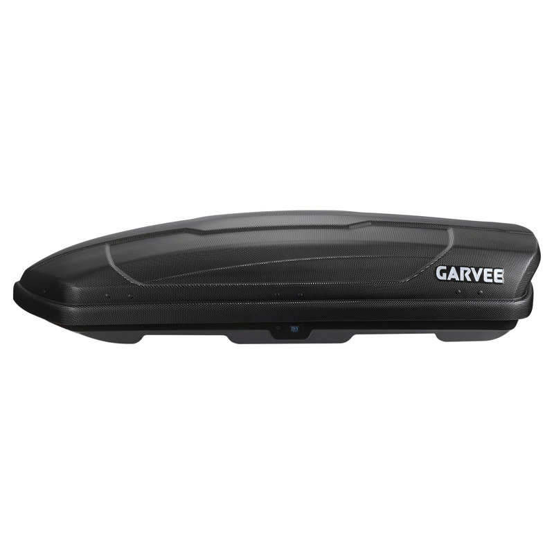 67 inch Black 13.5Cubic Rooftop Cargo Box Carrier Dual-Side Opening Vehicle Hard-Shell Carriers