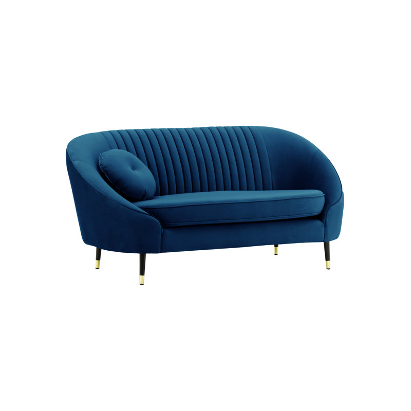 Shyann 2 Seater Sofa, Dark Blue