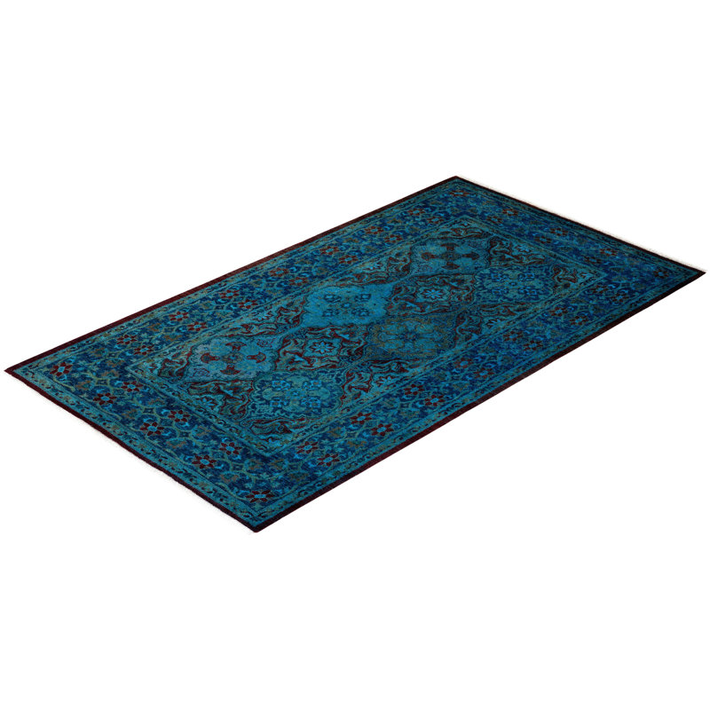 Fine Vibrance One-of-a-Kind 3' 2" X 5' 8" Hand Knotted Area Rug