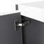Armoire latérale de salle de bain 12 po, 2 portes à fermeture douce, conception à fixation flottante, 12 * 2 (emballage KD)-556427527
