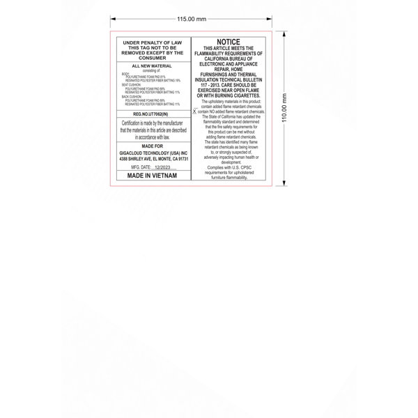 Dimensions du produit