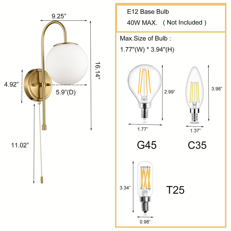 Matan Armed Sconce