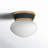 Misty Glass Flush Mount-46053852