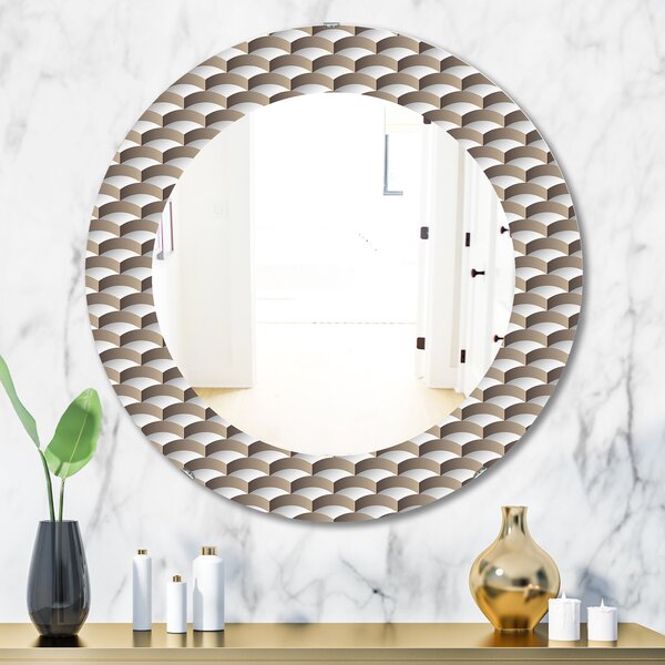 East Urban Home Scandinavian 7 Wall Mirror | Wayfair