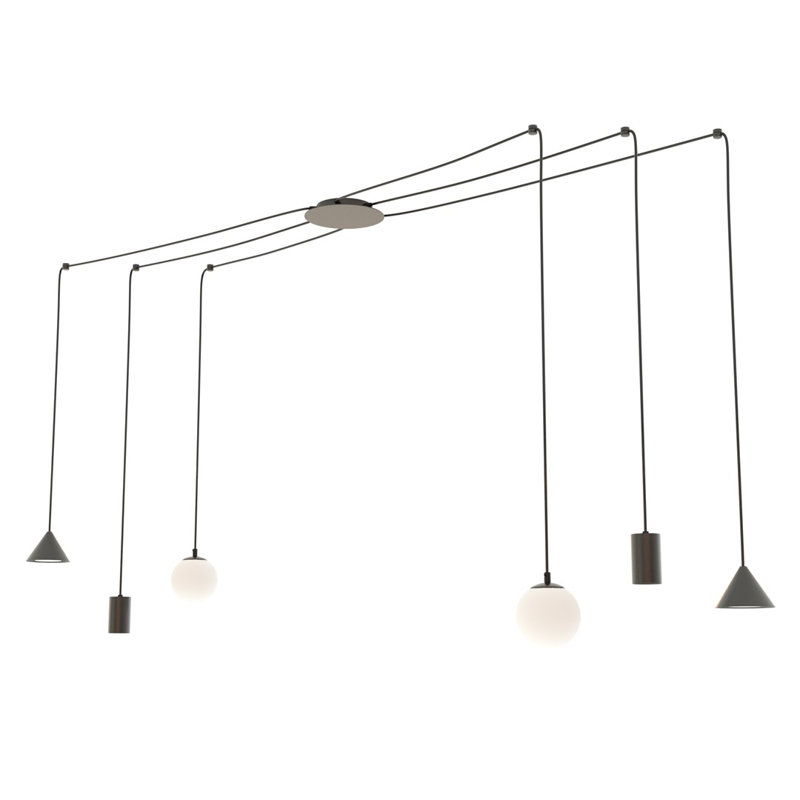 Abbylynn 6 - Light Pendant, Black