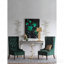 Table contemporaine 16,9 po x 16,9 po x 28 po or brillant