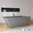 65" x 30" Freestanding Terrazzo Tub Solid Surface Soaking Bathtub