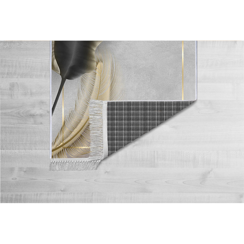 Luxueux tapis antidérapant 100% velours, 31,5 po x 47,2 po | Antibactérien, hauteur totale de 13,5 mm, lavable à la machine | Idéal pour le salon, la chambre à coucher et la décoration intérieure, conception douce et durable